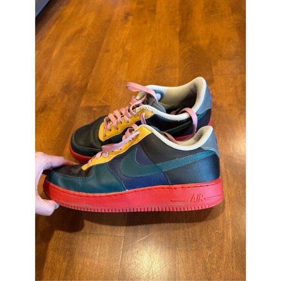 Men’s Nike Air Force 1 multi color sneakers size 8.5 - Picture 2 of 7